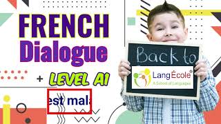 French Dialogue 5  Level A1  Learn conversation about sickness and hospitalization of a patient [upl. by Leik]