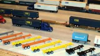 CSX Intermodal Yard  N scale [upl. by Hackney]