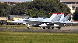 デビルVMFA232 厚木で4機がローカルフライト2021年4月23日 [upl. by Tioneb]