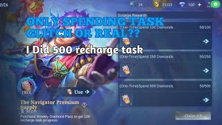 mobile legend double 11 event Phase 2 Problem  diamond 500 recharge task not added 1111 event [upl. by Noland]