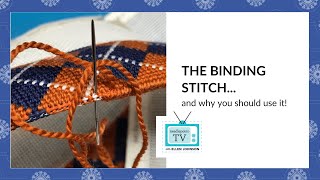 The Needlepoint Binding Stitch [upl. by Aianat]