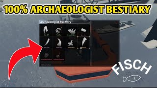 How To Complete ARCHAEOLOGIST BESTIARY In Fisch Roblox  All 10 Prehistoric Bone Locations [upl. by Dnaltroc716]