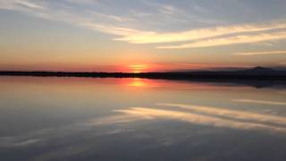 sunset  larnaca salt lake [upl. by Annaigroeg733]