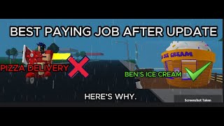 WHATS THE BEST PAYING JOB IN BLOXBURG AFTER THE UPDATE Ill show you [upl. by Eiclehc]