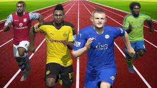 FIFA 16 Speed Test  Fastest Strikers STCF in FIFA without the ball [upl. by Silvie]