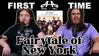 Fairytale of New York  The Pogues  Andy amp Alex FIRST TIME REACTION [upl. by Azenav]