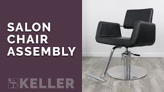 Salon Chair Assembly  Keller International [upl. by Aniahs]