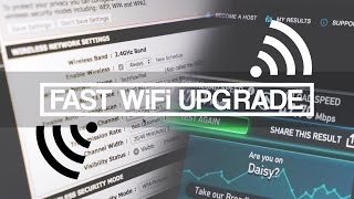 Easy 10x Faster WiFi Speed and Range UPGRADE [upl. by Salokcin]