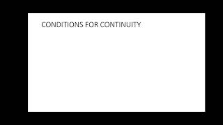 CONDITIONS OF CONTINUITY OF FUNCTION [upl. by Behrens683]