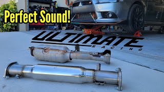 20082015 Lancer  Ralliart  Evo Test Pipe Install Ultimate Racing [upl. by Macri]