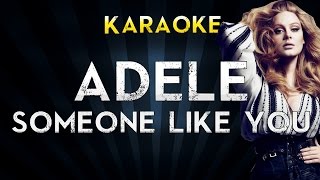 Adele  Someone Like You  Lower Key Karaoke Instrumental Lyrics Cover Sing Along [upl. by Yroj]