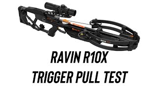 Ravin R10X Crossbow Trigger Pull Test [upl. by Einatirb]