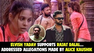 BiggBoss 18 Elvish Yadav Supports Rajat Dalal Addressed Allegations Made By Alice Kaushik In Task [upl. by Memberg940]