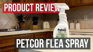 Petcor Flea Spray Product Review [upl. by Vail370]