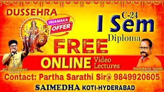 free course for I sem students Saimedha Koti  Hyd [upl. by Rellim6]