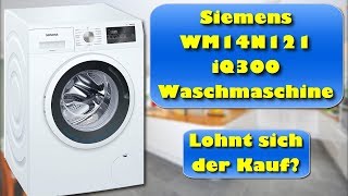 Siemens iQ300 Waschmaschine kaufen oder nicht Siemens WM14N121 iQ300 Waschmaschine Test [upl. by Kristan884]