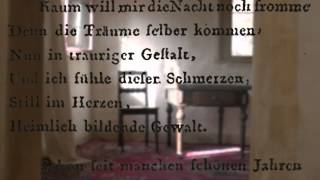 An Mignon Goethe aus JFr Reichardt Lieder von Liebe und von der Einsamkeit [upl. by Wagner236]