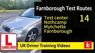 Farnborough driving test routes part 14  ukdrivingtest uk testroutes  jayaboomi travel  🚗🚙 [upl. by Nicole]