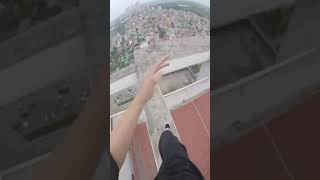 Guys does parkour on top of a building [upl. by Bristow]