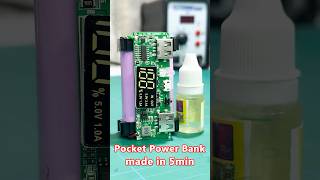 Make Mini Power Bank in 5min DIY diy powerbank 18650 5000mah fastcharging [upl. by Dayiz]