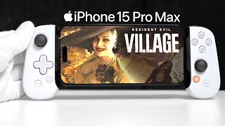 Future of Smartphone Gaming  Resident Evil Village on iPhone 15 Pro Max [upl. by Nemajneb]