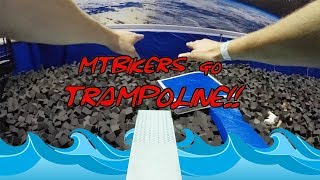 TOTOvlog  MTBikers go TRAMPOLINE [upl. by Hannavas]