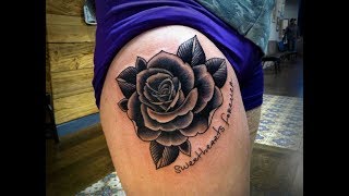 Black Rose Tattoo Meaning  What My Tattoos Mean  Salice Rose [upl. by Adilen]