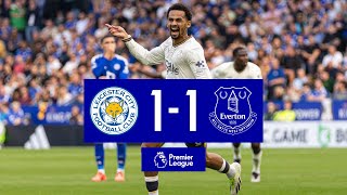 LEICESTER CITY 11 EVERTON  Premier League highlights [upl. by Hurley]