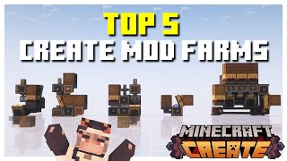 The TOP 5 Farms You NEED In Your Create Mod World  Create Mod TUTORIAL [upl. by Ettolrahc855]