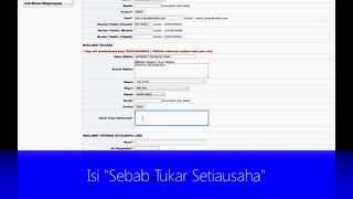 eROSES  Tutorial Modul Pembaharuan Setiausaha [upl. by Chastain]