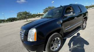 2007 Cadillac Escalade 86000 miles clean Carfax walk around video ￼FirstFloridaMotorSport [upl. by Yellas668]