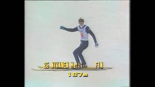 04022019 Matti Nykänen in memoriam Planica 1985 Ski Jumping Legend of All Time [upl. by Drucie]