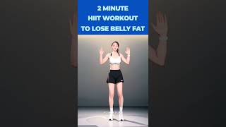 7 Day Challenge 2Minute HIIT Workout to Lose Belly Fat Fast  No Equipment Home Workout Shorts [upl. by Rouvin]