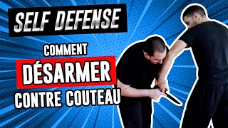 Comment désarmer un agresseur muni dun couteau Self defense  Combat de rue [upl. by Starling]