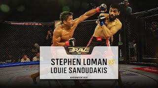 Stephen Loman vs Louie Sanoudakis  FREE MMA Fight  BRAVE CF 30 [upl. by Anitnatsnoc]