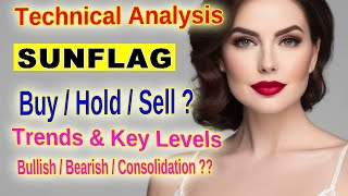 Sunflag Iron amp Steel Technical Analysis Bearish Trend or Reversal Opportunity NSE Stock Insights [upl. by Ynnohj915]