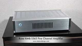 Stereo Design Rotel RMB1565 Five Channel Amplifier in HD [upl. by Iahcedrom]