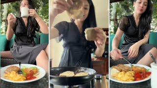 Atikah suhaime masak dan makan sarapan di phuket thailand [upl. by Domenic]