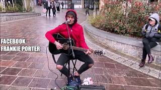 BRADFORD amp HALIFAX Busker quotFrankie Porterquot Sings quotYou Send Mequot [upl. by Daune]