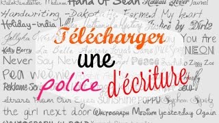 Télécharger de nouvelles polices décriture pour vos montages vidéos [upl. by Stine798]