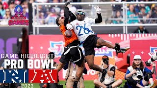 NFC vs AFC Flag Football  2024 Pro Bowl FINALE Game Highlights [upl. by Nielson]