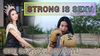 cici cantik latihan super keras demi ikut ajang kontes kecantikan  cewek sombong boxing workout [upl. by Oria]