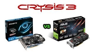 Crysis 3  Radeon HD 7850 vs GeForce GTX 660 [upl. by Searcy502]