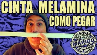 84 Como pegar cinta de melamina fácil [upl. by Yaker]