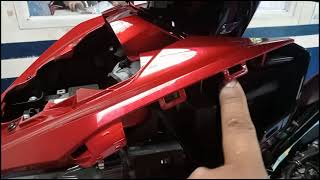 FAIRINGS REMOVAL AIRBLADE150TUTORIAL [upl. by Novled919]