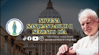 Novena San Juan Pablo II  Segundo dia  Santo Rosario  misterios gozosos [upl. by Kaete]