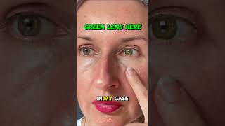 Put in green colored contacts –See the results Natural green contact lenses Air Optix Colors review [upl. by Airual99]