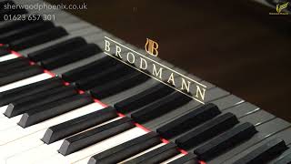 Brodmann BG187 Black Grand Piano Serial No 1870001180  Demonstrated by Sherwood Phoenix [upl. by Dett]