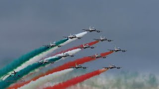 Frecce Tricolori Colorful Demo at Airventure 2024 [upl. by Ronni]