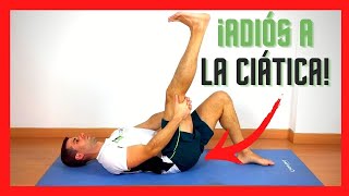 ¿CÓMO ALIVIAR EL DOLOR DEL NERVIO CIÁTICO ✅ De FORMA NATURAL con EJERCICIO 👌 [upl. by Neyrb]